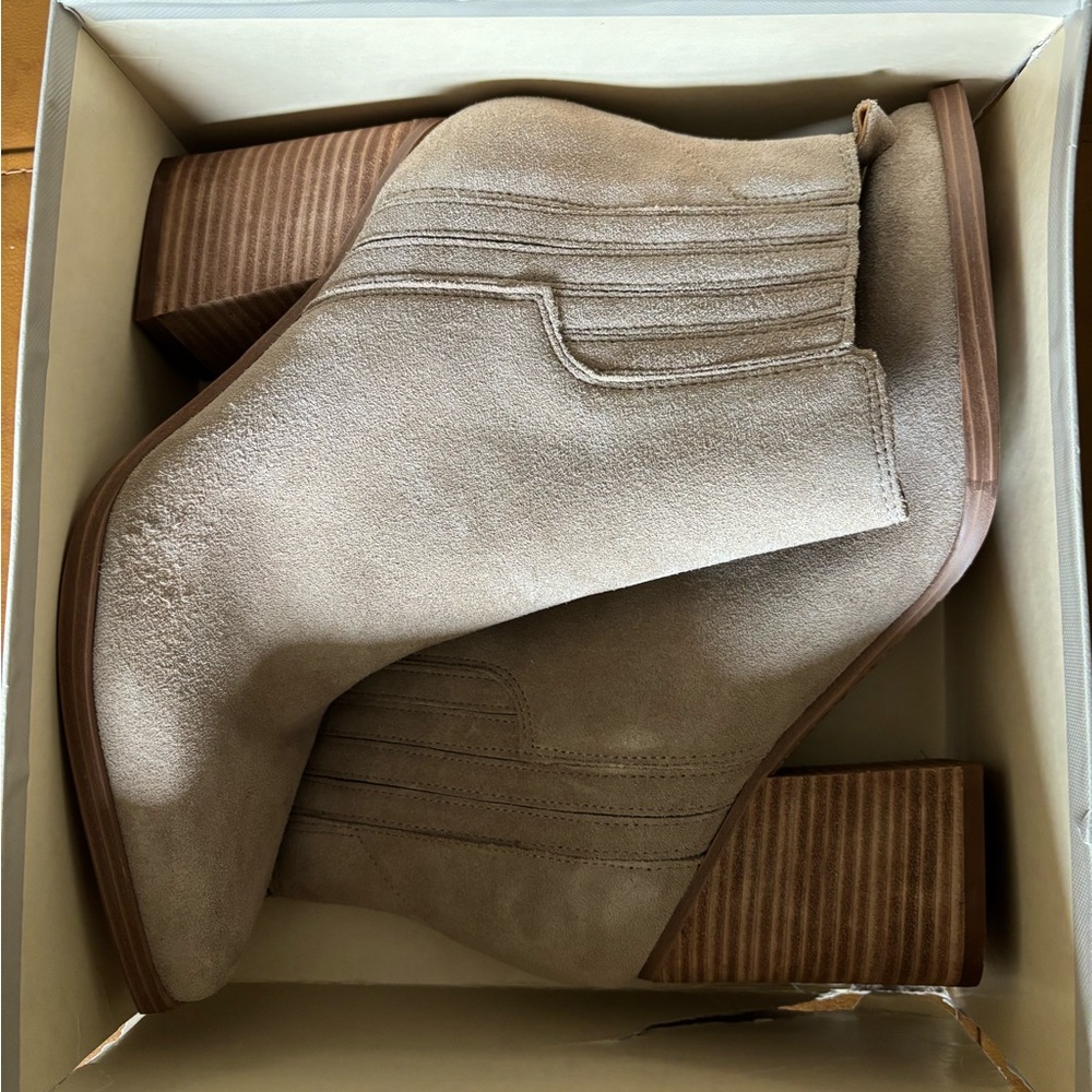 Suede Marc Fisher Booties 9.5